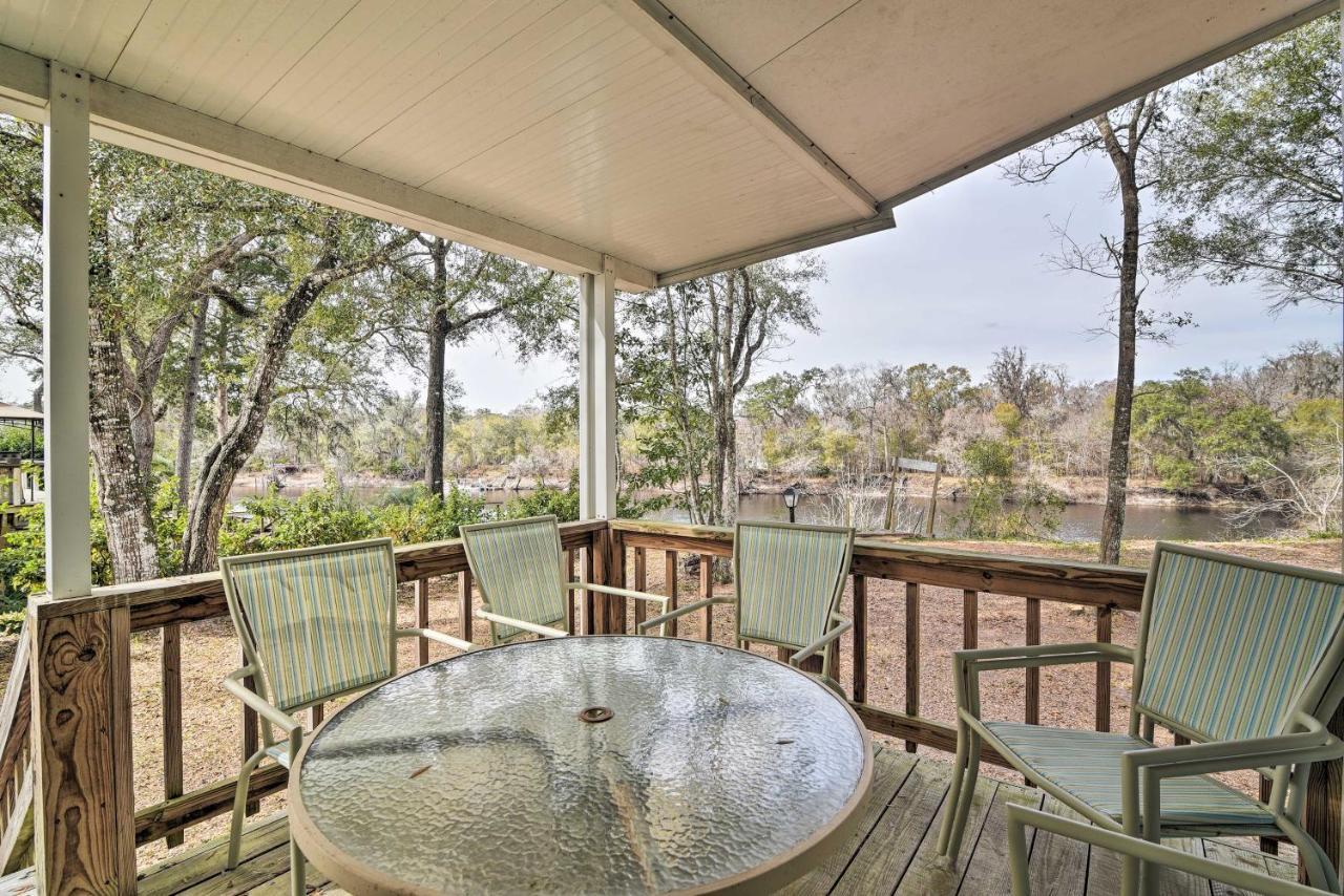 Fishing Paradise With Deck On Suwannee River Branford Exterior foto