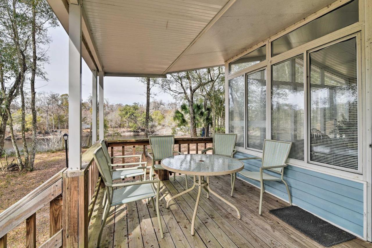 Fishing Paradise With Deck On Suwannee River Branford Exterior foto